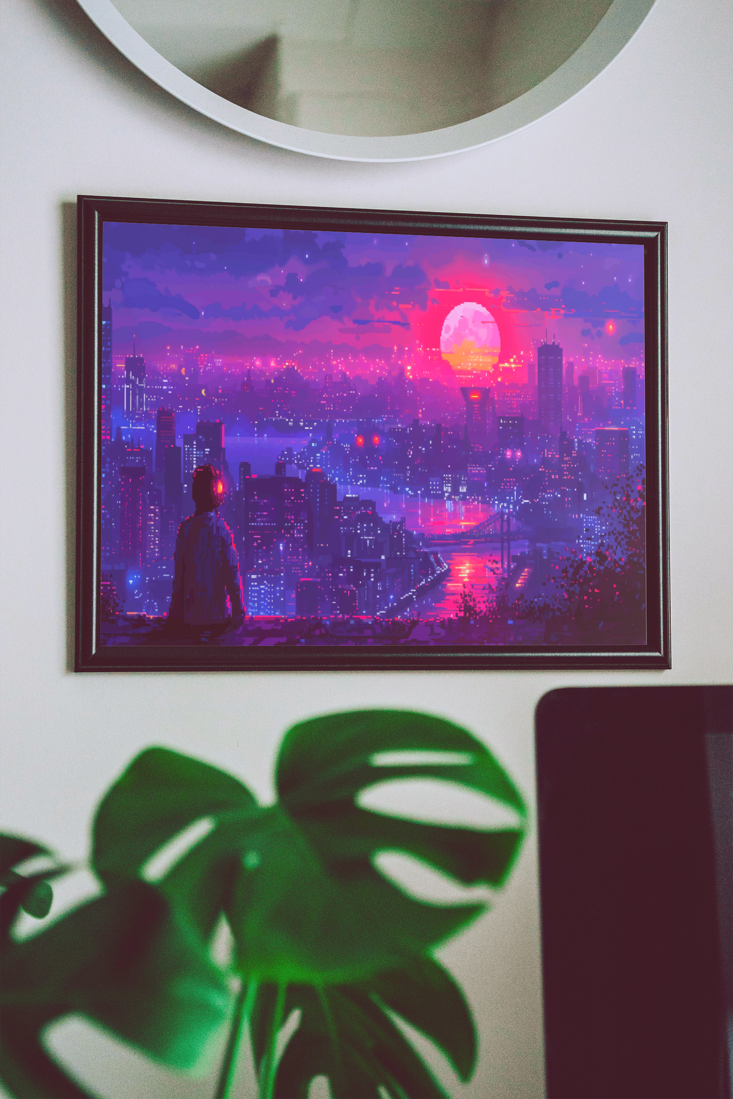 City view (Pixel art poster/wallpaper)